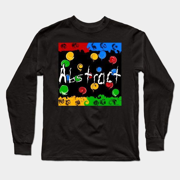 Abstract by Orchid 623 Long Sleeve T-Shirt by Orchid's Art